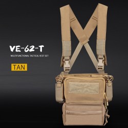WoSporT D3TMVS Tactical Chest Rig – Coyote | ANAREUS
