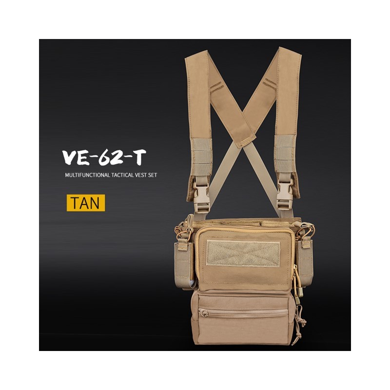 WoSporT D3TMVS Tactical Chest Rig – Coyote | ANAREUS