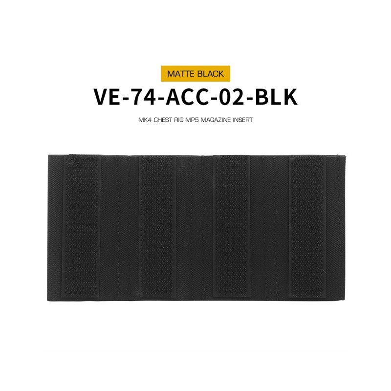 WoSporT MK4 Chest Rig 9mm / SMG Magazine Insert – Black | ANAREUS