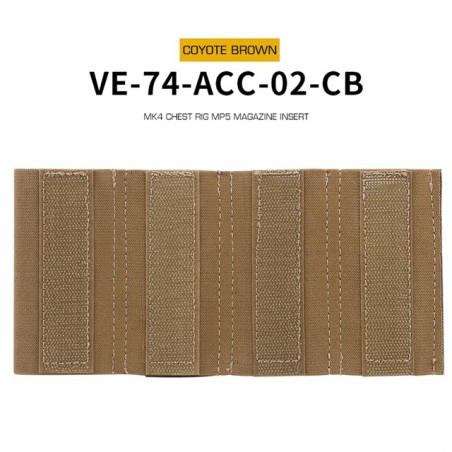 WoSporT MK4 Chest Rig 9mm / SMG Magazine Insert – Coyote | ANAREUS