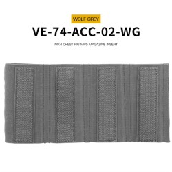 WoSporT insert sumka MK4 na 4 zásobníky 9mm / SMG – Sivá | ANAREUS