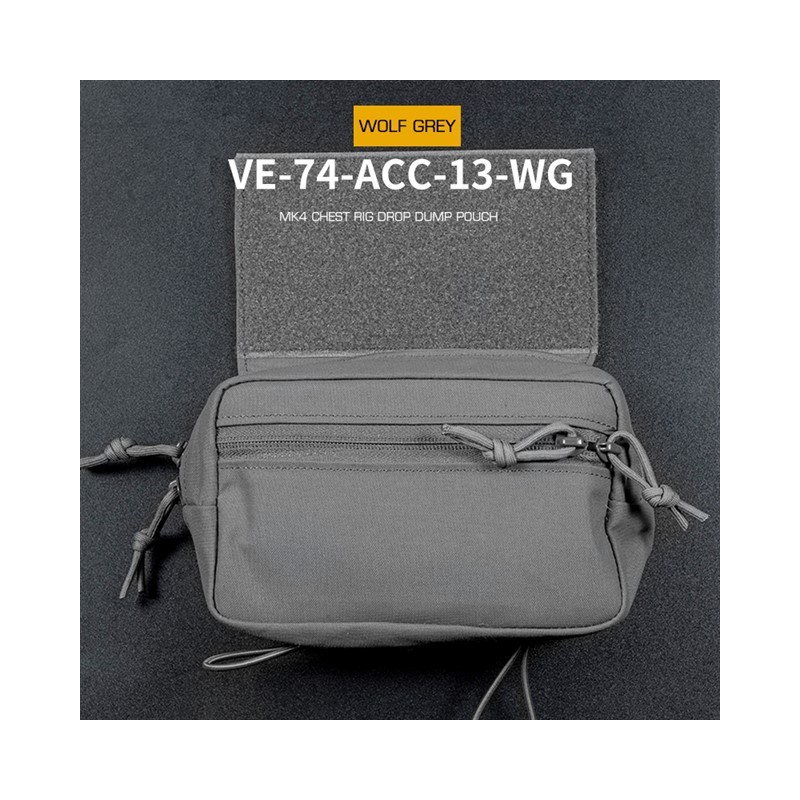 WoSporT MK4 DROP DOWN Pouch – Grey | ANAREUS