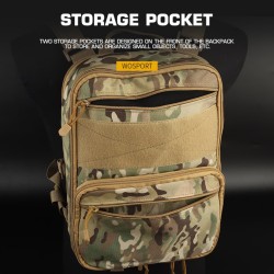 WoSporT MOLLE Tactical FLAT Backpack – MC | ANAREUS