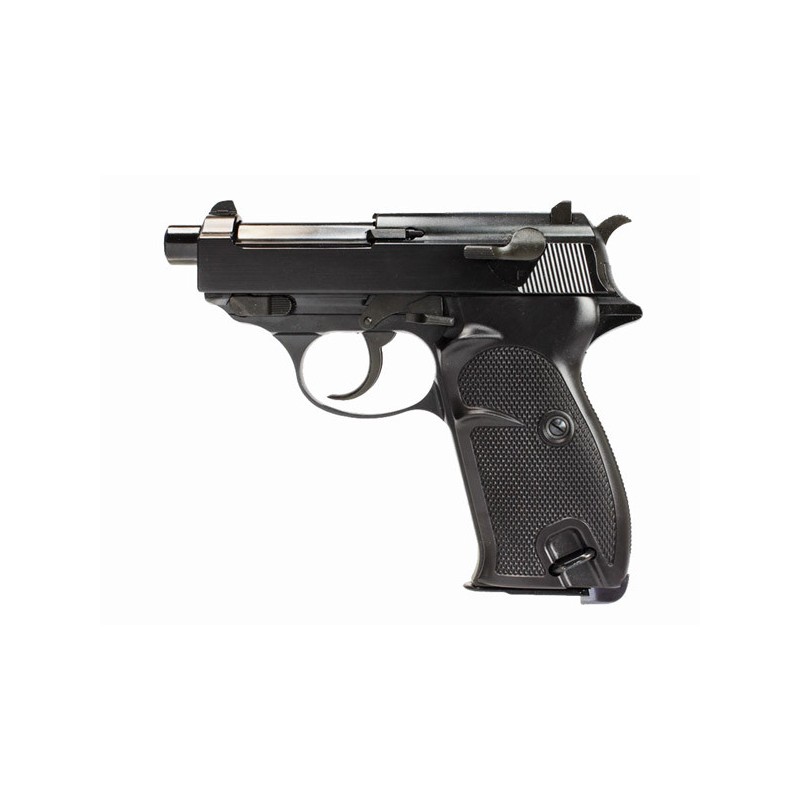 P38 shorty a tlumič s integrovanou hlavní, blowback, černá