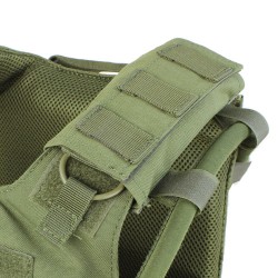 Vesta lehká GUNNER MOLLE nosič plátů - ZELENÁ