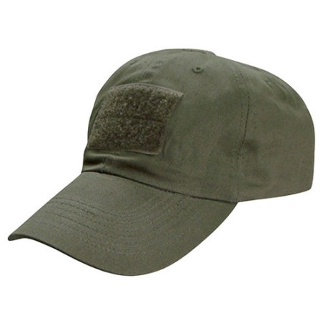 Čepice OPERATOR s velcro panely - zelená