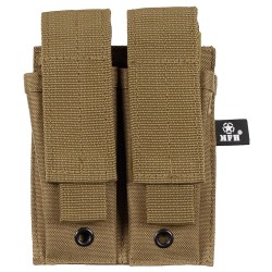 Sumka MOLLE dvojitá na pistolové zásobníky - Coyote Brown