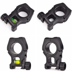 M10 Mount Rings 25.4mm / 30mm - Black