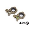 M10 Mount Rings 25.4mm / 30mm - TAN