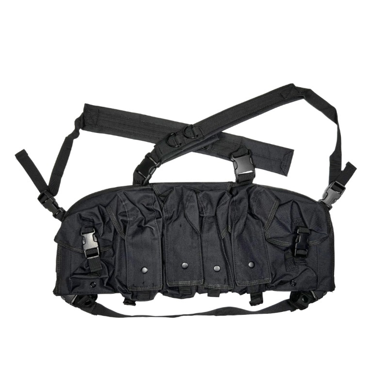 WoSporT KINGRIN AK Tactical Chest Rig – Black | ANAREUS