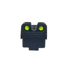 Action Army MIM Fiber-Optic Metal Rear Sight for AAP-01 - Black