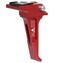 CNC Aluminum Advanced Speed Trigger (Style E) (Red) for EVO