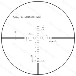VO puškohľad TAURON 4-16x44 HD SFP - Čierna