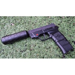 Vnější hlaveň se závitem (+16mm) a mířidly pro Marui BODYGUARD 380