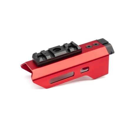 Action Army CNC hliníkové M-LOK předpažbí pro AAP-01 - Červená