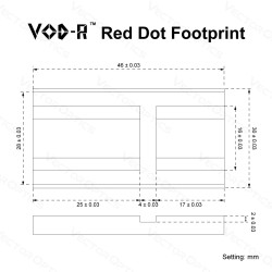 VO FRENZY Plus SOLAR MTR VOD™ Enclosed Red Dot Sight - Black