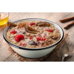 AM Lightweight Rýžová kaše se švestkami, malinami a skořicí (300 g)