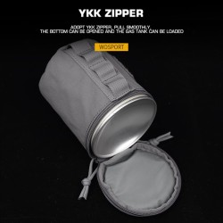 WoSporT Gas Cartridge Nylon Case (Large) – Wolf Grey | ANAREUS
