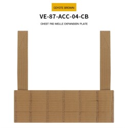 WoSporT chest rig MOLLE expansion panel – Coyote | ANAREUS