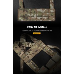 WoSporT Chest Rig MOLLE Expansion Panel – MC | ANAREUS