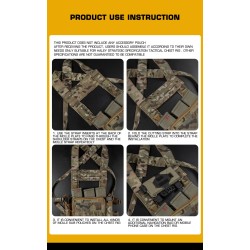 WoSporT Chest Rig MOLLE Expansion Panel – MC | ANAREUS
