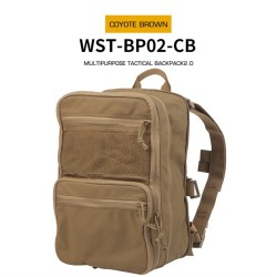 WoSporT MOLLE Tactical FLAT Backpack 2.0 – Coyote | ANAREUS