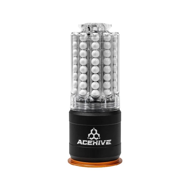 AceTech plynový granát AceHive 40mm, 80 BBs - Transparentní