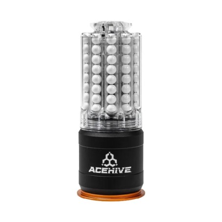 AceTech plynový granát AceHive 40mm, 80 BBs - Transparentní