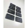 Blood patch 0 NEG - TYPE A - black/grey
