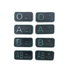 Blood patch B NEG - TYPE C - black/green