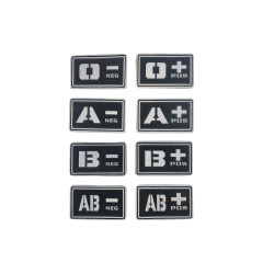 Blood patch A NEG - TYPE A - black/white