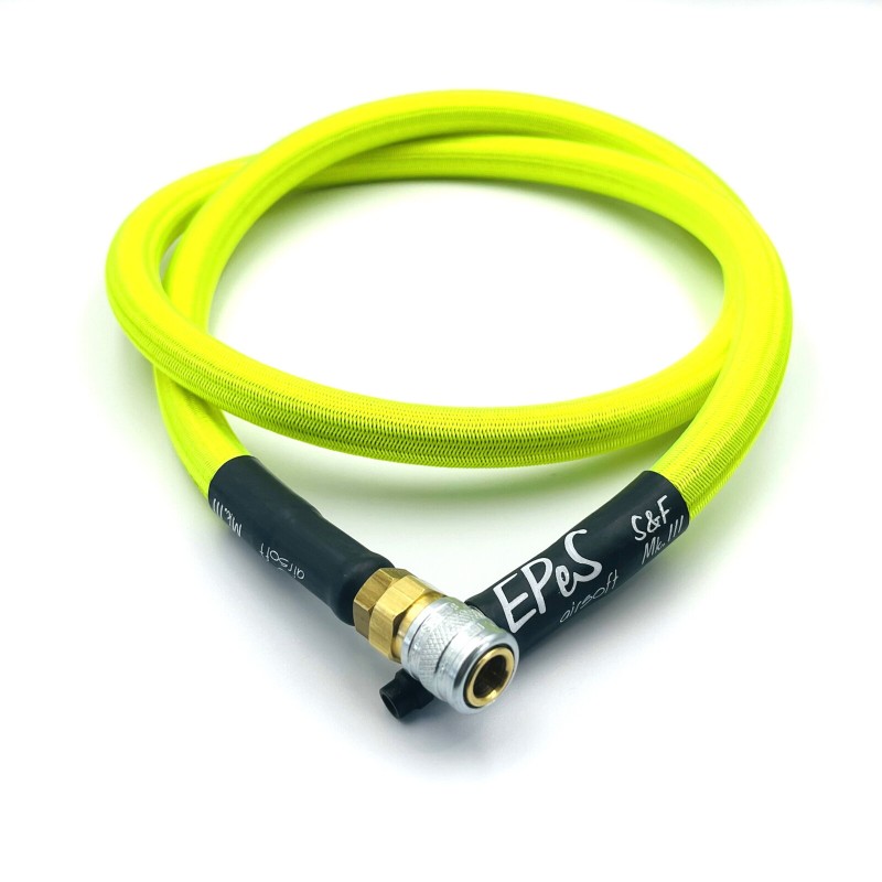 Hadice HPA 100cm s opletem - neonově zelená