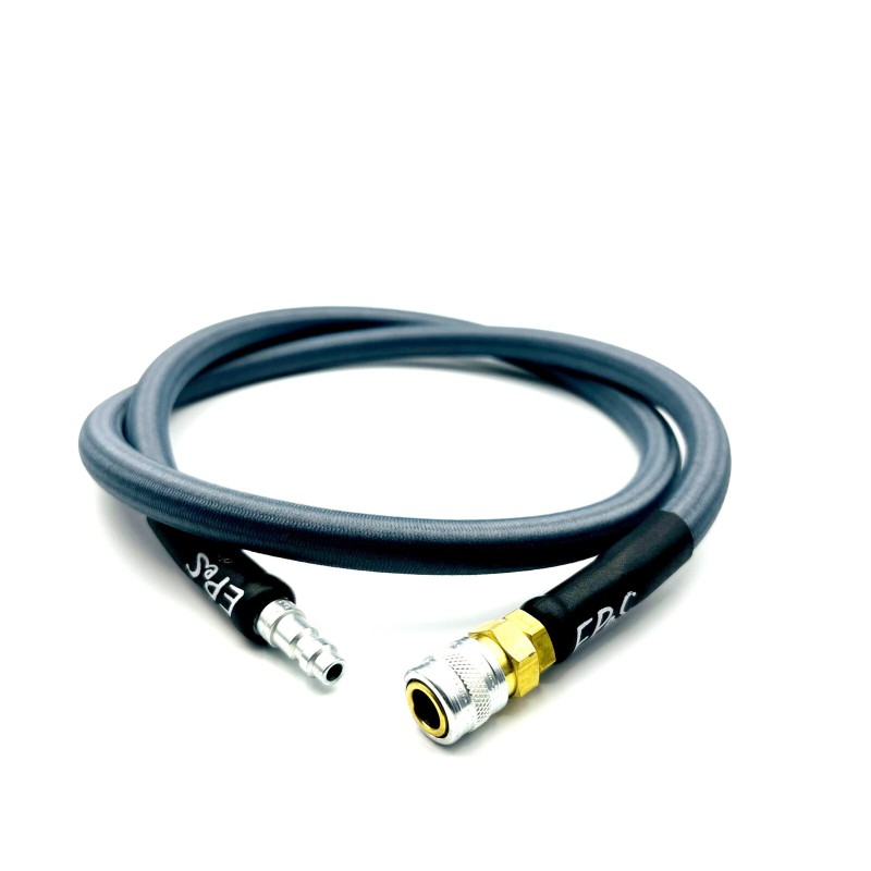 Hadice HPA 100cm s opletem - ocelově šedá