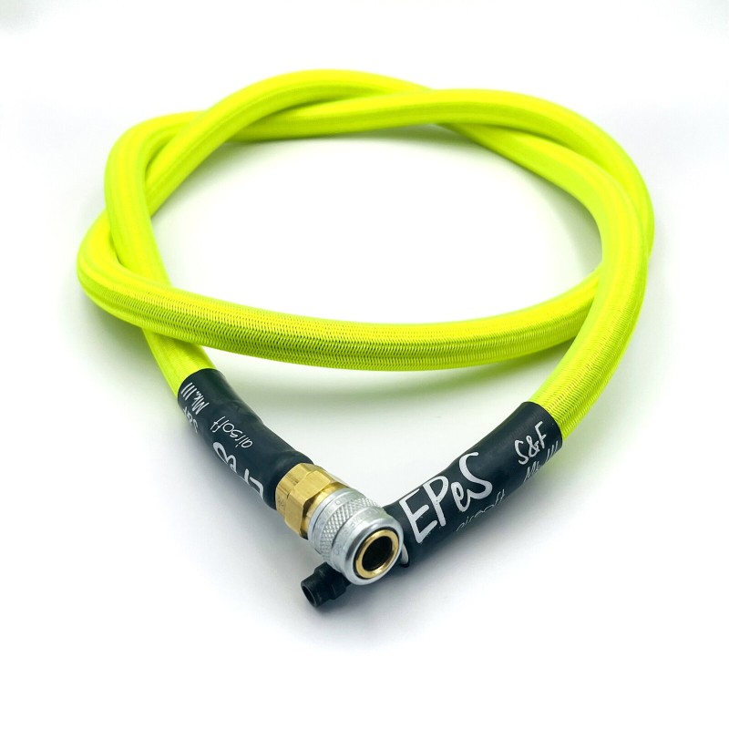 Hadice HPA 115cm s opletem - neonově zelená