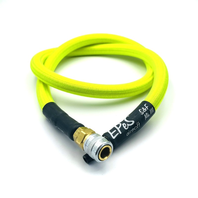 Hadice HPA 80cm s opletem - neonově zelená
