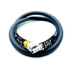 HPA 80cm hose with holster - steel gray