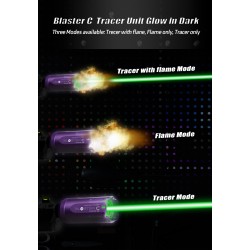 AceTech BLASTER C Tracer Unit with Muzzle Flame - Black