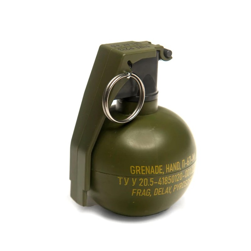 PYROSOFT P-67M NATO Airsoft Hand Grenade (Chalk) - Green