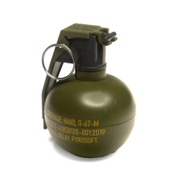 PYROSOFT P-67M NATO Airsoft Hand Grenade (Chalk) - Green