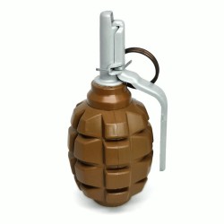 PYROSOFT Pyro-F1G Airsoft Hand Grenade (Peas) - Brown