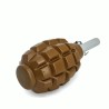 PYROSOFT Pyro-F1G Airsoft Hand Grenade (Peas) - Brown