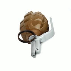 PYROSOFT Pyro-F1G Airsoft Hand Grenade (Peas) - Brown