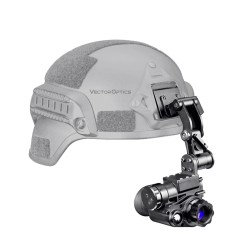 VO digitální NVG OWLSET 1x18 HD + montáž na helmu - Černá