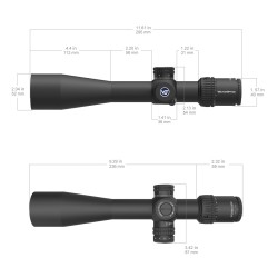 VO VEYRON 6-24x44IR SFP Riflescope - Black