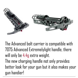 CTM hliníkový závěr ADVANCED V2 pro AAP-01 GBB - Stříbrná