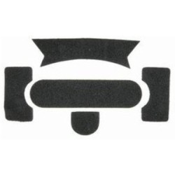 Suchý zip/velcro Ballistic typ pro helmu - černý