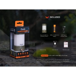 Rechargeable Lantern Fenix CL26R PRO - Olive Green