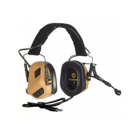 EARMOR taktický headset M32 PLUS – Coyote | ANAREUS