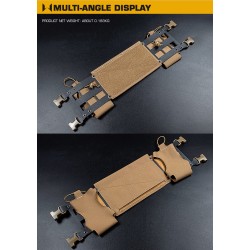 WoSporT MK4 Chest Rig Expansion Chassis II – Coyote | ANAREUS