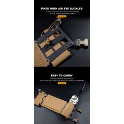 WoSporT MK4 Chest Rig Expansion Chassis II – Coyote | ANAREUS
